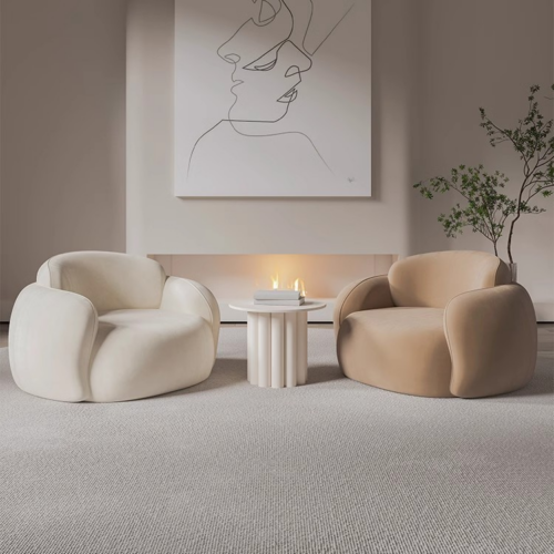 Modern Cloud-shaped Accent Chair - Living room furniture - QONKA HOME