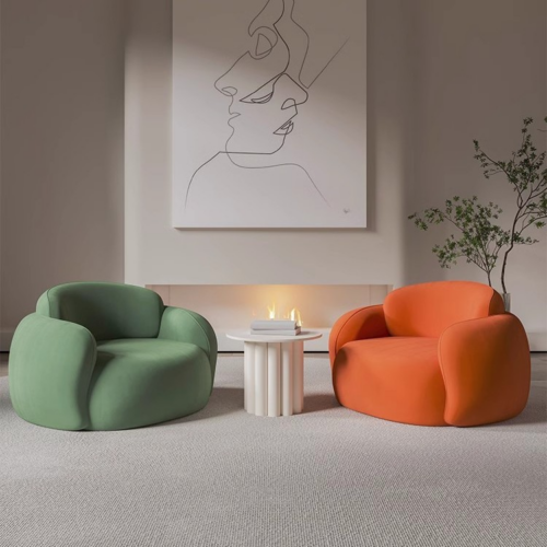Modern Cloud-shaped Accent Chair - Living room furniture - QONKA HOME