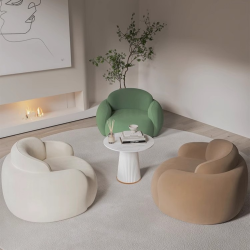 Modern Cloud-shaped Accent Chair - Living room furniture - QONKA HOME