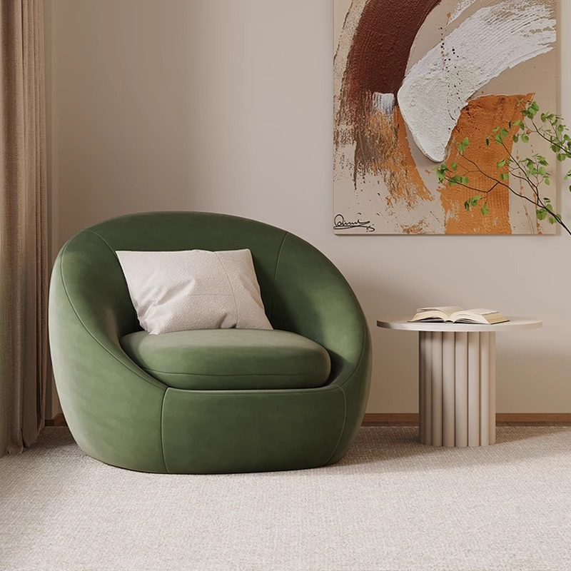 High-Tech Leather Single-Person Lounge Chair - Living room furniture - QONKA HOME