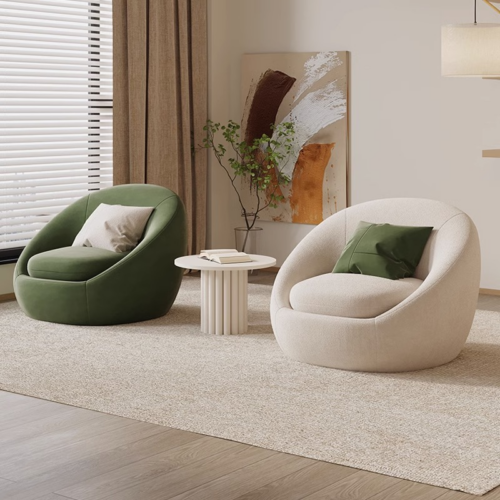 High-Tech Leather Single-Person Lounge Chair - Living room furniture - QONKA HOME