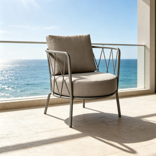 Outdoor Aluminum Sofa Set - Outdoor furniture - QONKA HOME