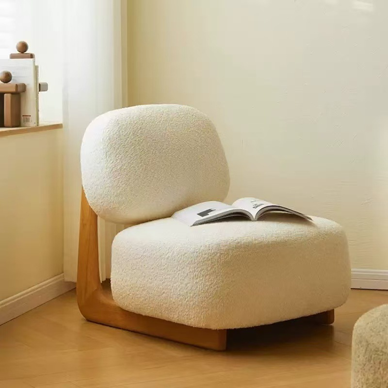 Fabric Single Accent Chair - Living room furniture - QONKA HOME