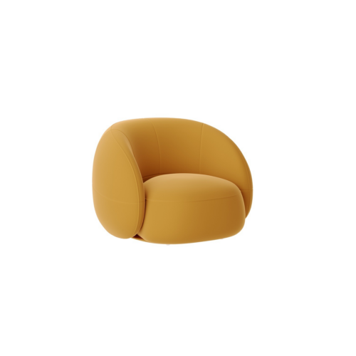 Round Bubble Single Accent Chair - Living room furniture - QONKA HOME
