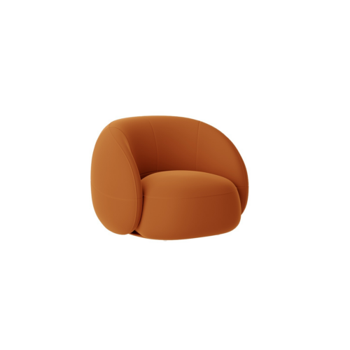 Round Bubble Single Accent Chair - Living room furniture - QONKA HOME