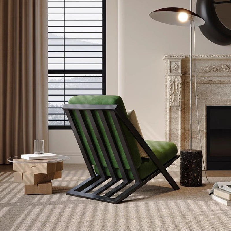 Designer Matte Velvet Leisure Accent Chair