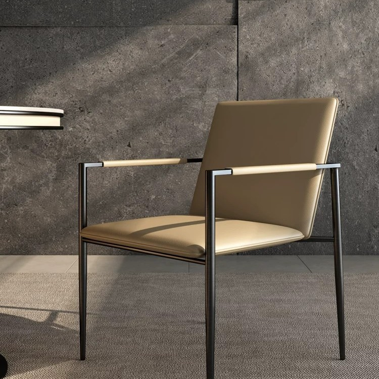 Lambswool lounge chair, minimalist living room chair
