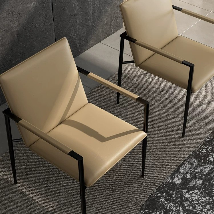 Modern Leather Office Reception and Dining Chairs