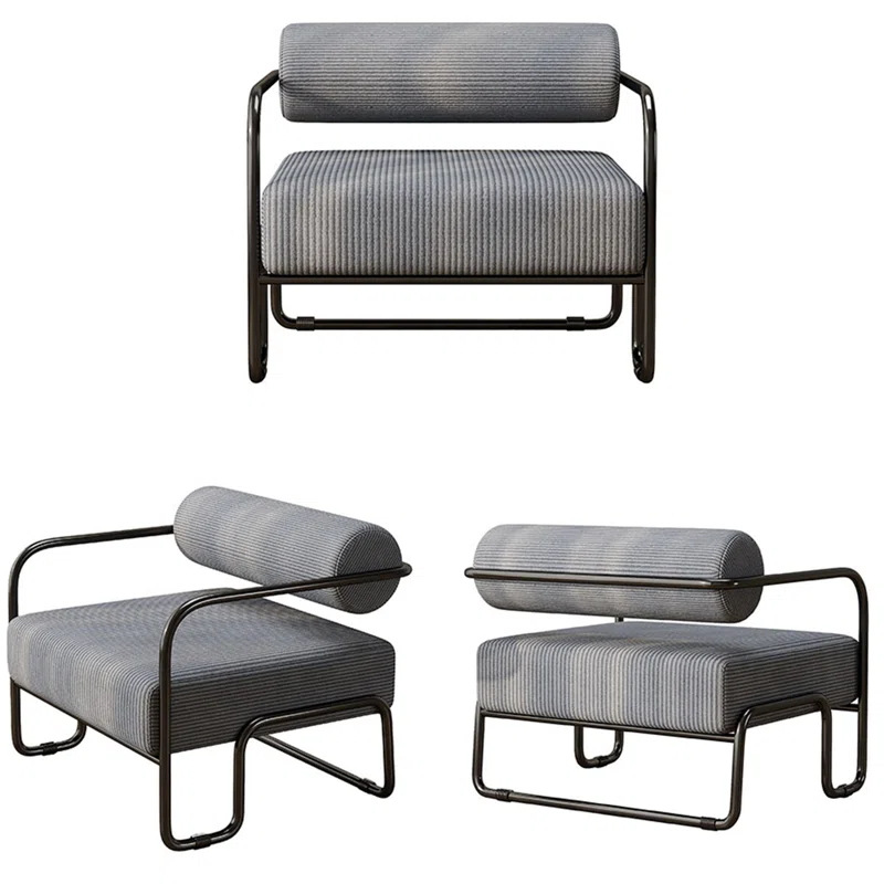 Metal Frame Modern Accent Leisure Chair