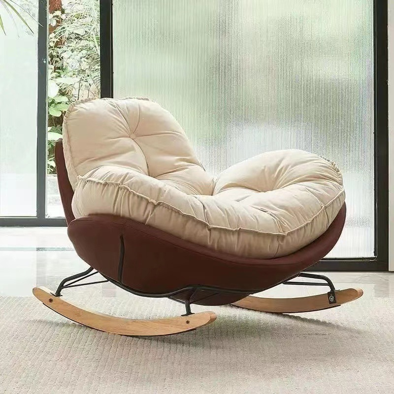 Flower Cushion Rocking Chair