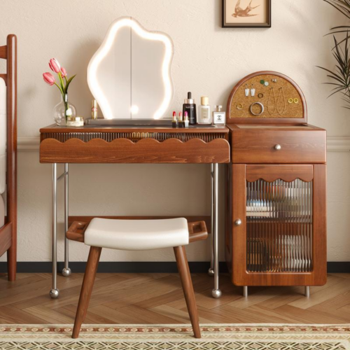 Vintage Combined Dressing Table - Bedroom furniture - QONKA HOME