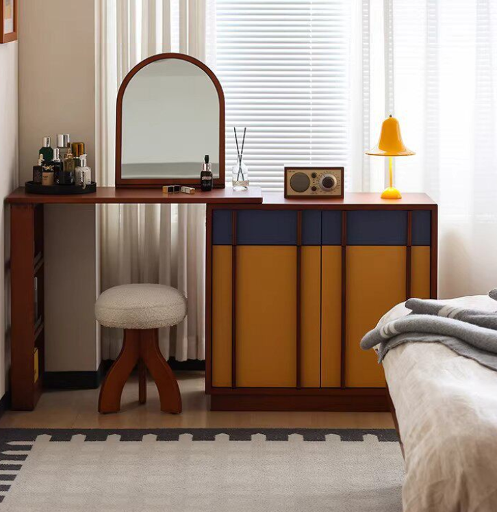 Arched Panel Solid Wood Bed