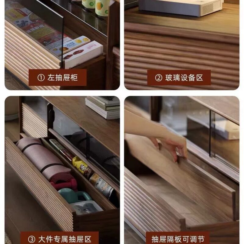 Minimalist Wood TV Cabinet