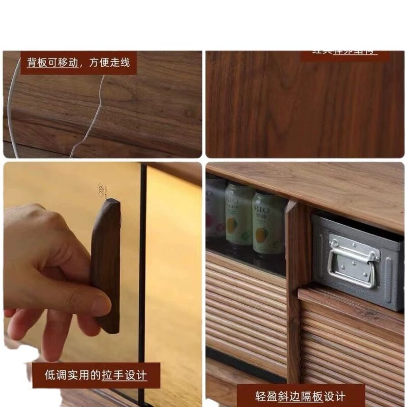 Minimalist Wood TV Cabinet