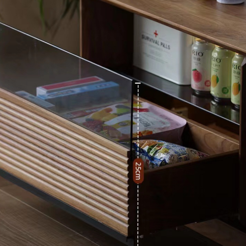 Minimalist Wood TV Cabinet - Living room furniture - QONKA HOME