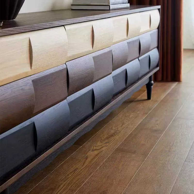 Gradient Wooden Retro Sideboard