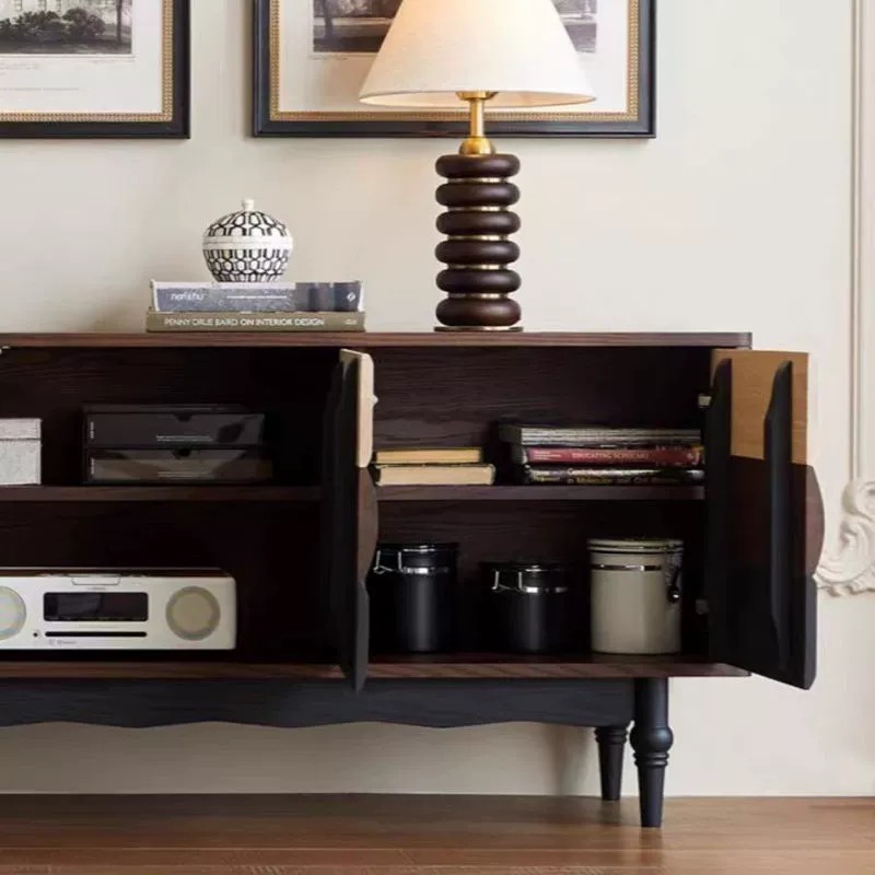 Gradient Wooden Retro Sideboard