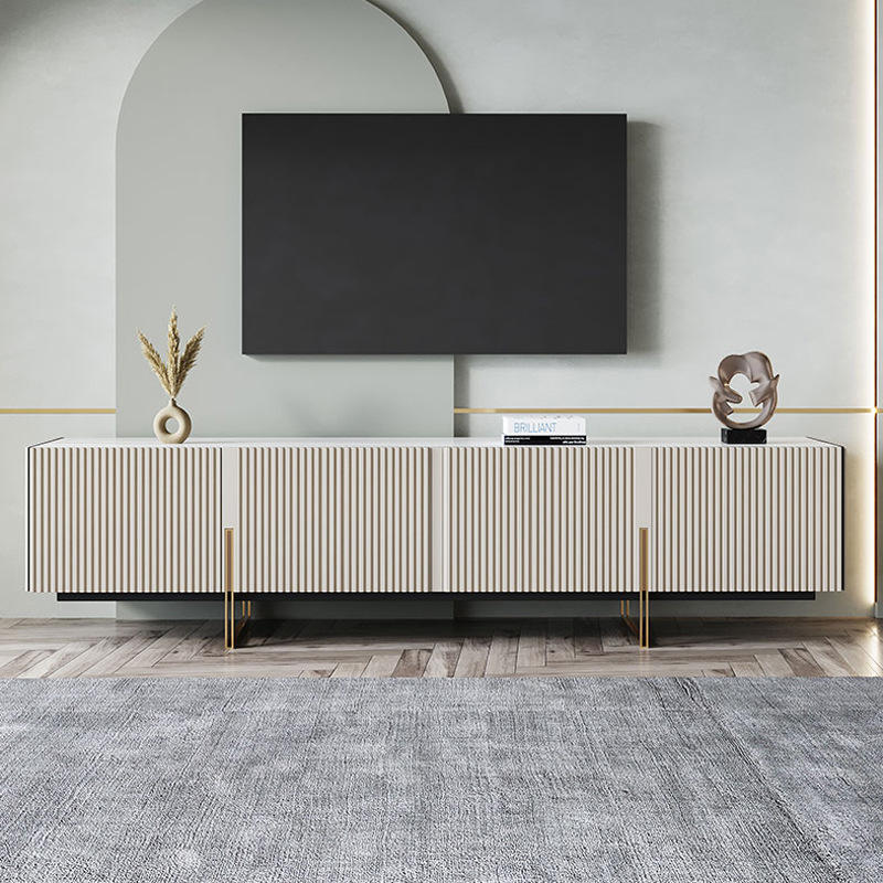 QONKA Modern Luxury Slate TV Stand product photo