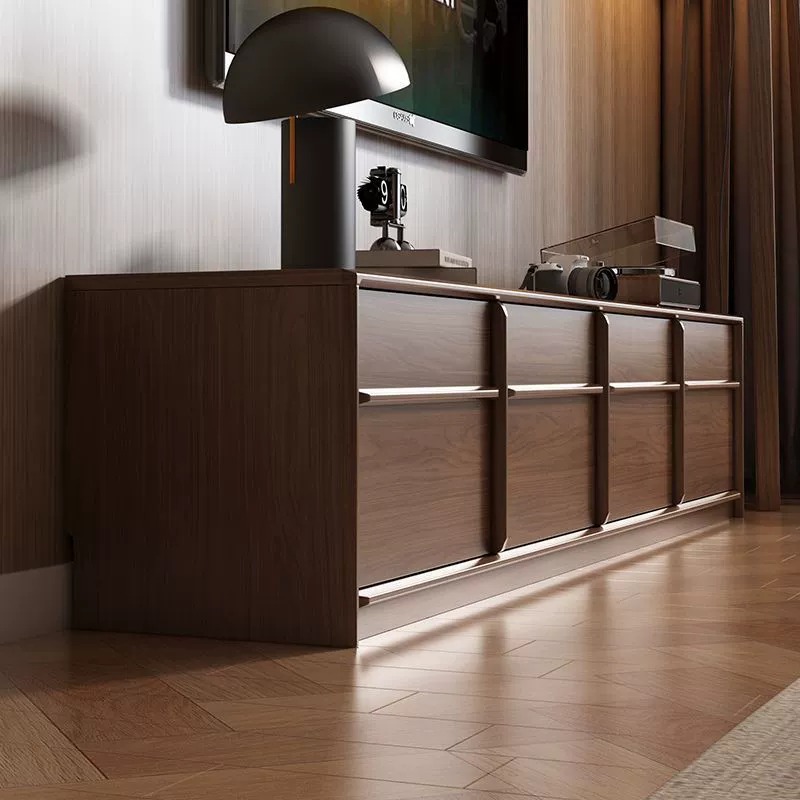 QONKA Solid Wood TV Stand Modern Living Room Media product photo