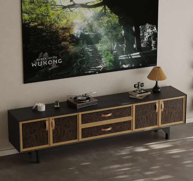 Retro Luxury TV Stand - Living room furniture - QONKA HOME
