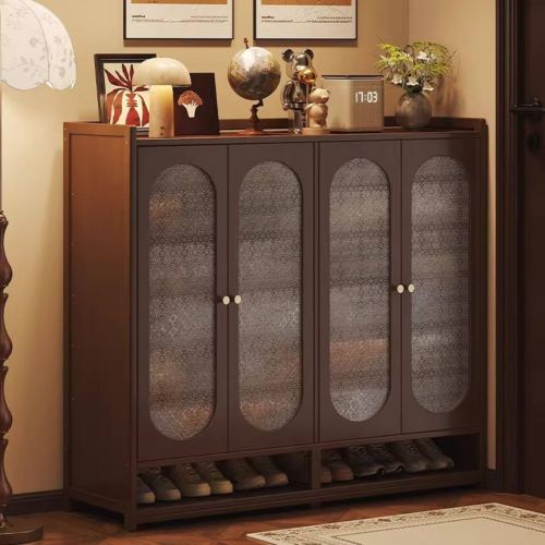 Moso Bamboo Shoe Storage Cabinet - Living room furniture - QONKA HOME