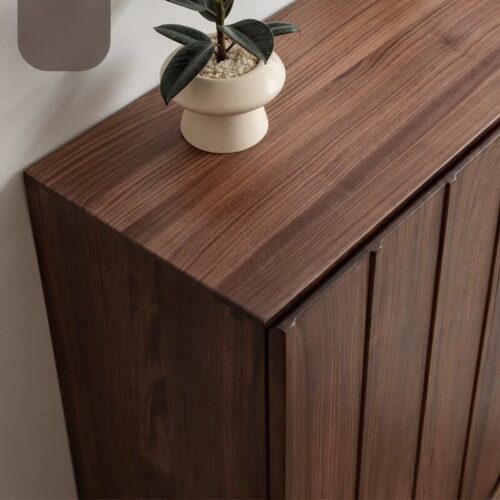 Vintage Solid Wood Shoe Cabinet - Living room furniture - QONKA HOME