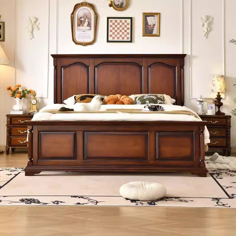 Grand American Solid Wood Platform Bed