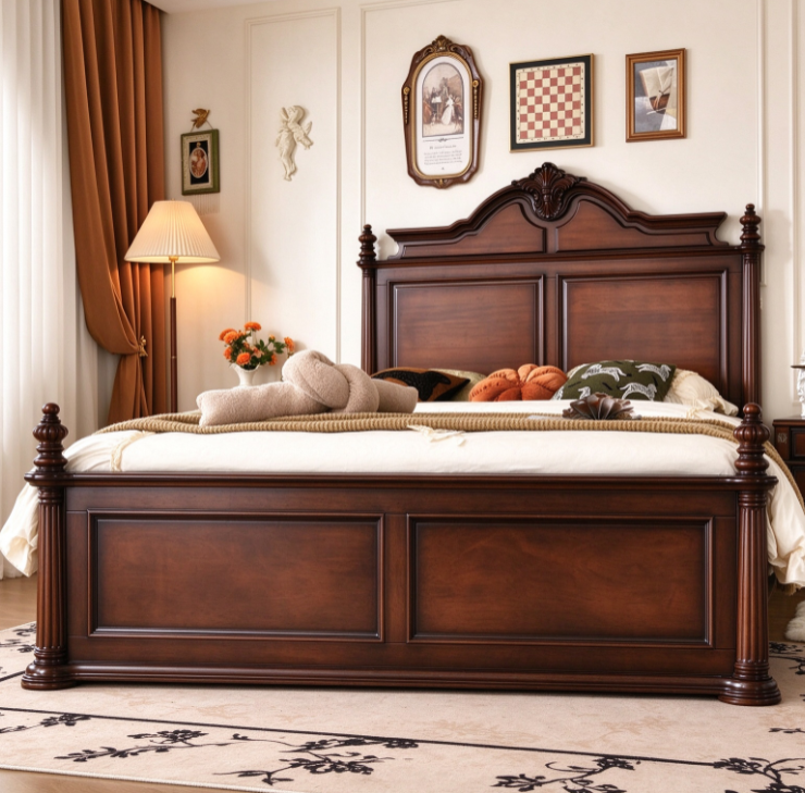 Solid Wood Platform Bed