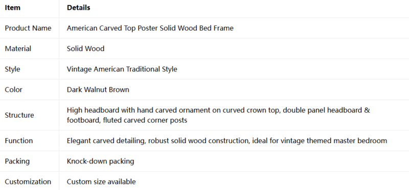 Solid Wood Platform Bed