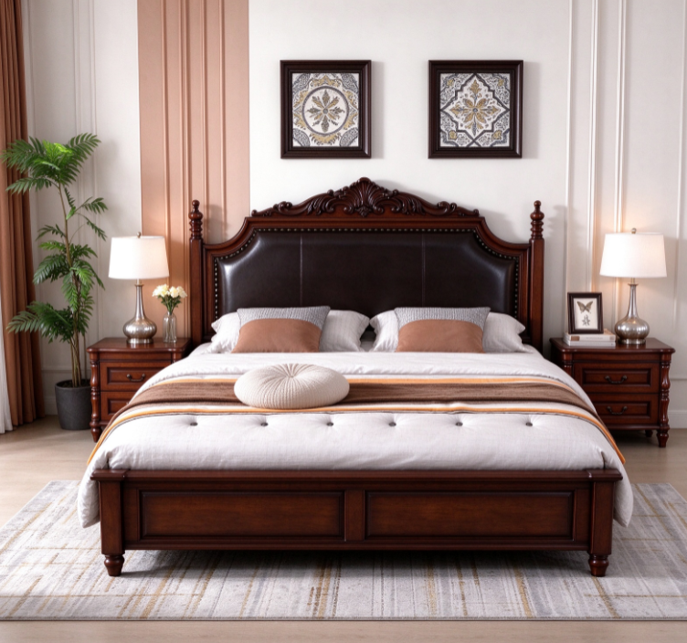 Solid Wood Bed Frame
