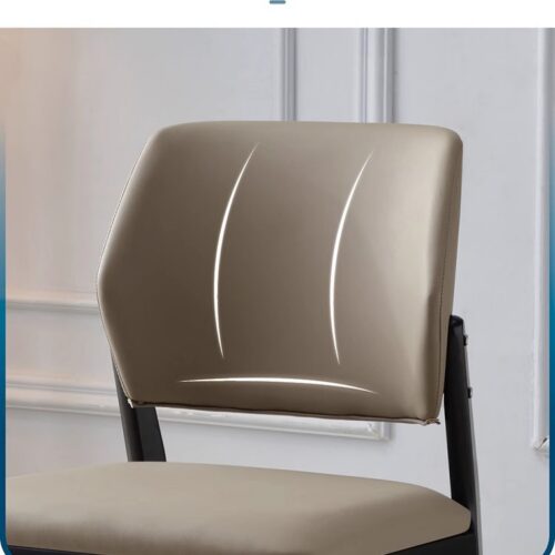 Elegant Solid Wood Dining Chair Padded Ergonomic Side Chair for Home & Restaurant - Solid wood dining chair - QONKA HOME