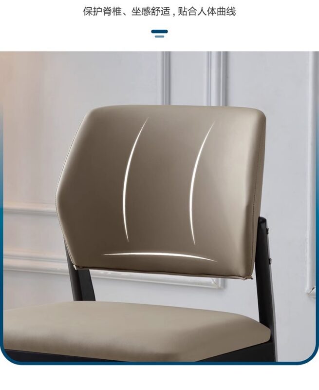 Elegant Solid Wood Dining Chair Padded Ergonomic Side Chair for Home & Restaurant