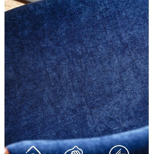 QONKA French Vintage Yellow Upholstered Sofa, Beautiful Velvet Sofa product detail image
