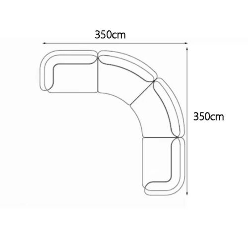 QONKA Stereo modular sofa, simple furniture product detail image