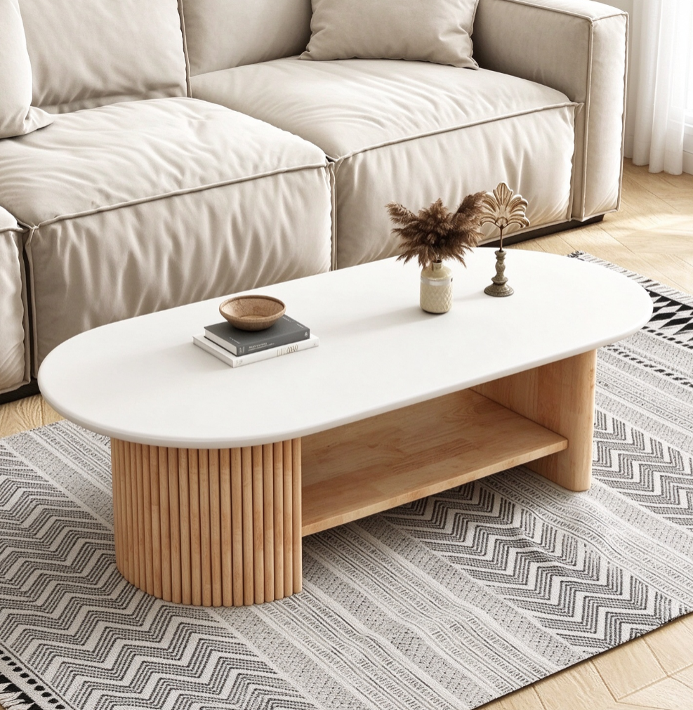 Nordic Light Luxury Folding Transparent Side Table Simple Small Coffee Table for Balcony Bedroom Sofa Corner