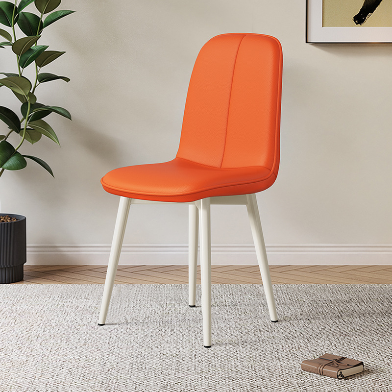 Simple Cream Style Dining Chair, French Upholstered Chair For Dining Room, Home Backrest Chair, Coffee & Leisure Chair