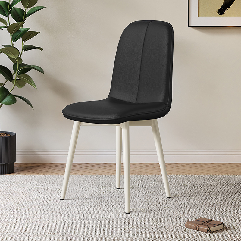 Simple Cream Style Dining Chair, French Upholstered Chair For Dining Room, Home Backrest Chair, Coffee & Leisure Chair