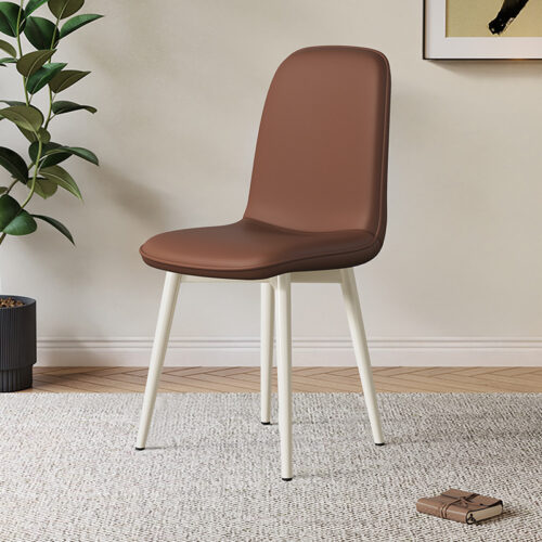Simple Cream Style Dining Chair, French Upholstered Chair For Dining Room, Home Backrest Chair, Coffee & Leisure Chai...