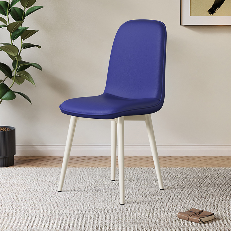 Simple Cream Style Dining Chair, French Upholstered Chair For Dining Room, Home Backrest Chair, Coffee & Leisure Chair