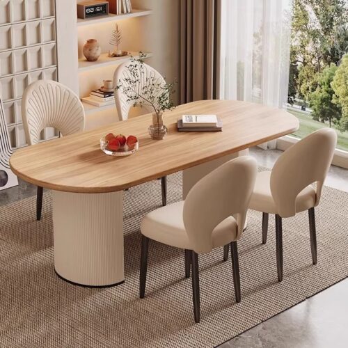 Modern Seashell  Dining Chair Upholstered Faux Leather Dining Chair Modern Leisure Chair for Hotel Bistro Makeup Room - Me...