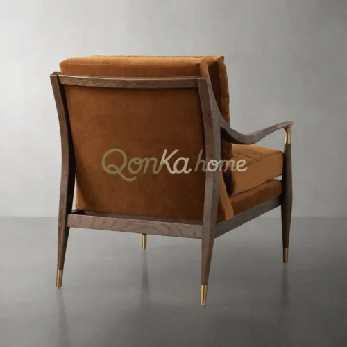 Mid-century Tufted Accent Chair - Living room furniture - QONKA HOME