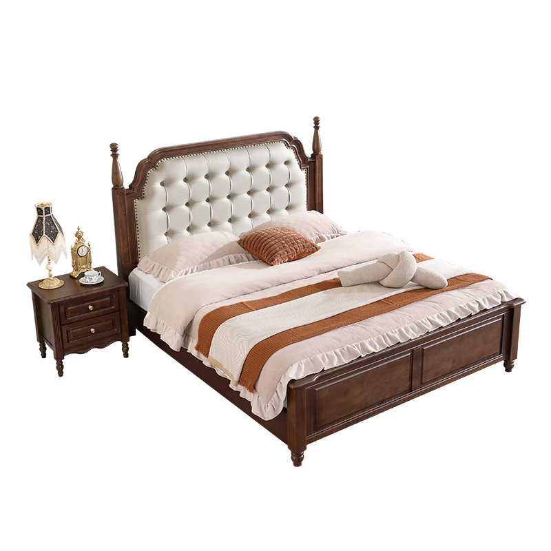 raditional Solid Wood Bed