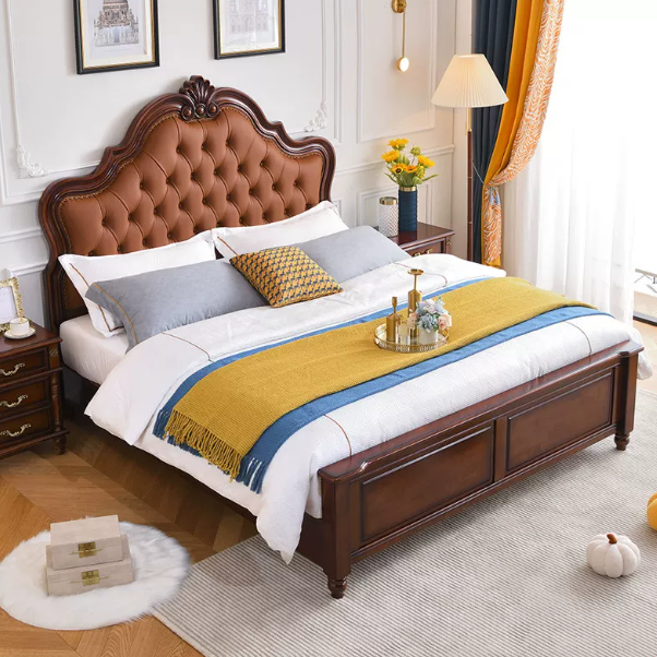 Luxury Vintage American Master Bedroom Bed