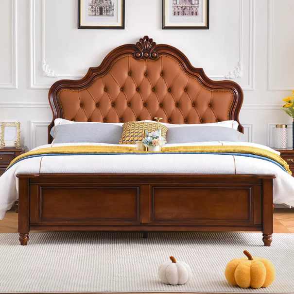 Luxury Vintage American Master Bedroom Bed