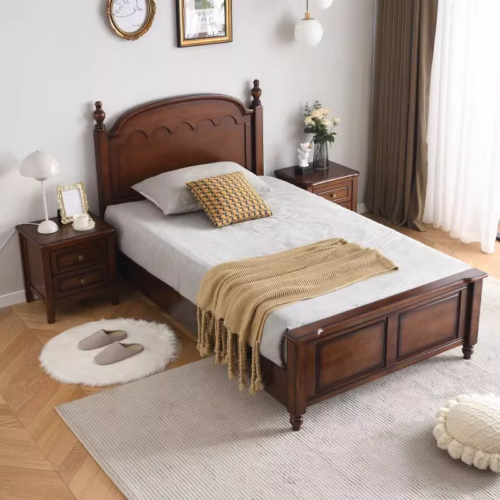 Classic Vintage Bed - Bedroom furniture - QONKA HOME