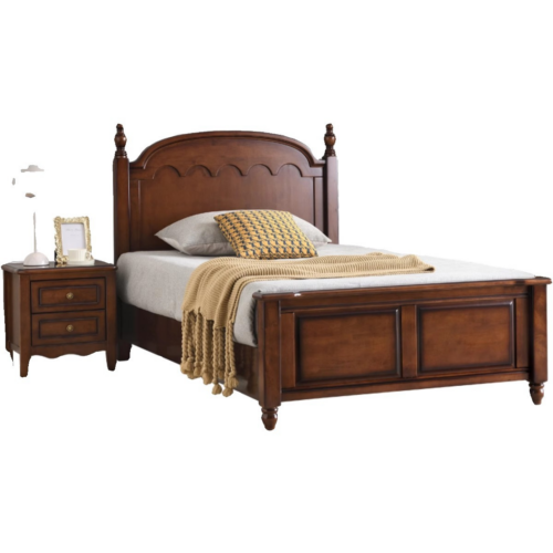 Classic Vintage Bed - Bedroom furniture - QONKA HOME