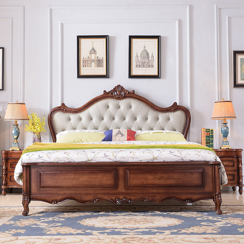 European Carved Bed