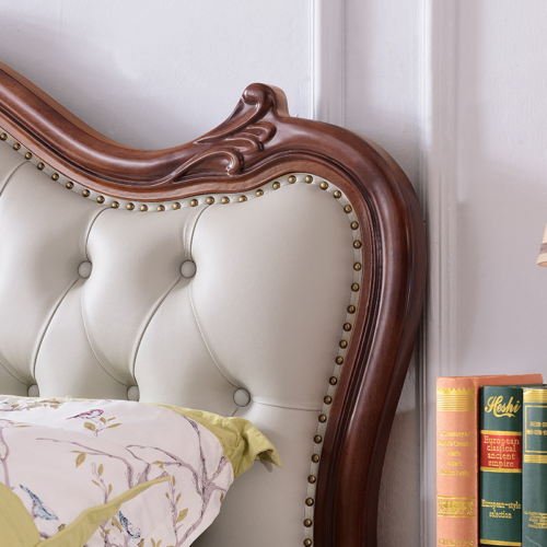 European Carved Bed - Bedroom furniture - QONKA HOME
