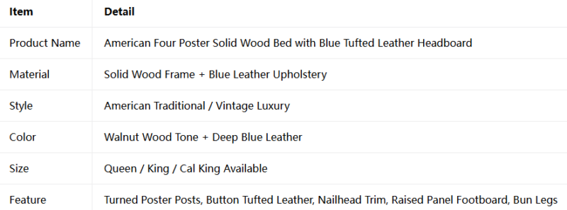 Bold Traditional Luxury Bed