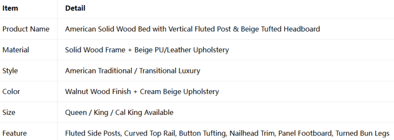 Upholstered Double Bed